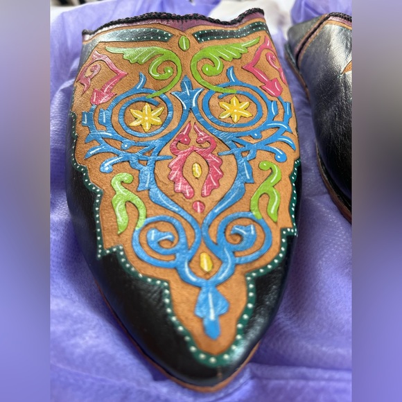 Genuine Moroccan Slippers Never Worn - Picture 5 of 9